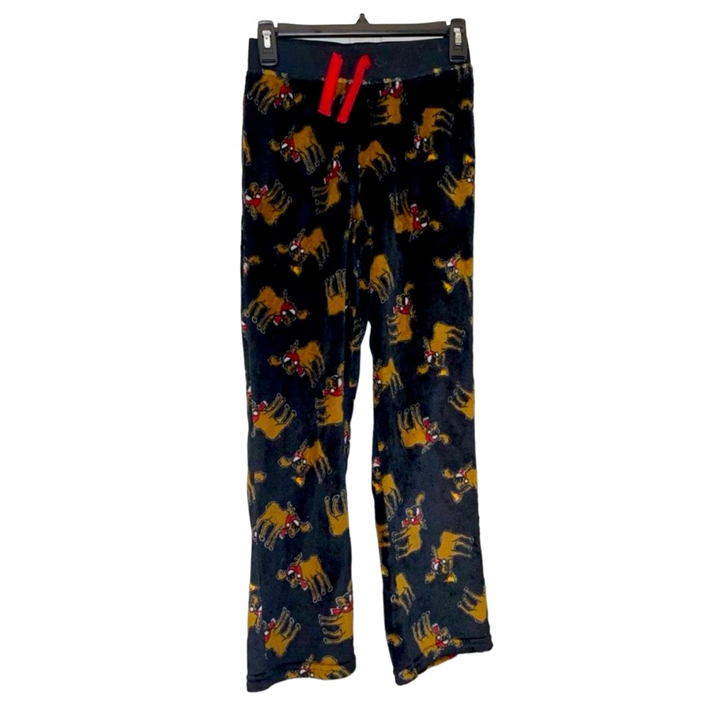 Arizona Boys Moose Christmas Pants Size M10/12‎